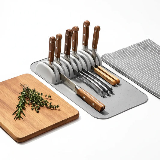 Kitchen Knife Drawer Organizer Kitchen Knife Holder with 5 & 11 Slots